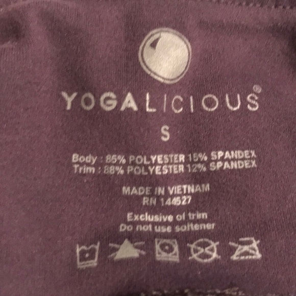Yogalicious Purple Leggings - Picture 5 of 5